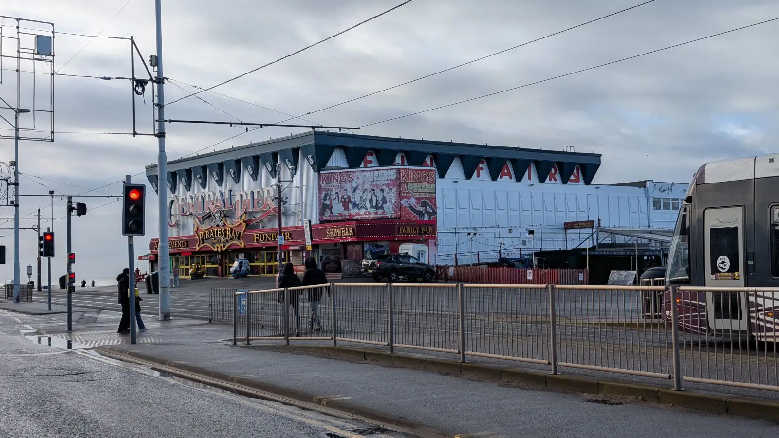 RICS Home Surveys in Blackpool Blackpool Central Pier and tram on the Promenade